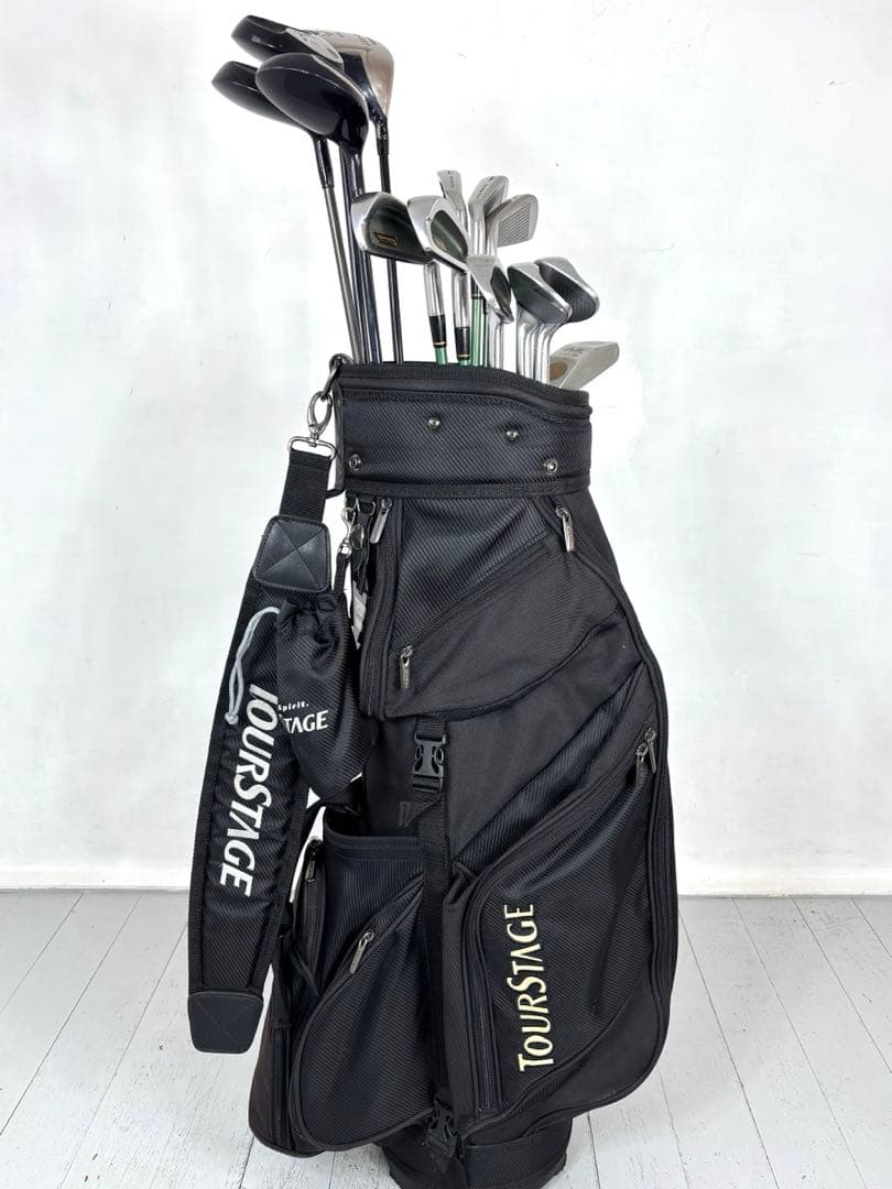 本格派 メンズゴルフクラブ 13本 フルセット ゴルフセット お試し 初心者向け