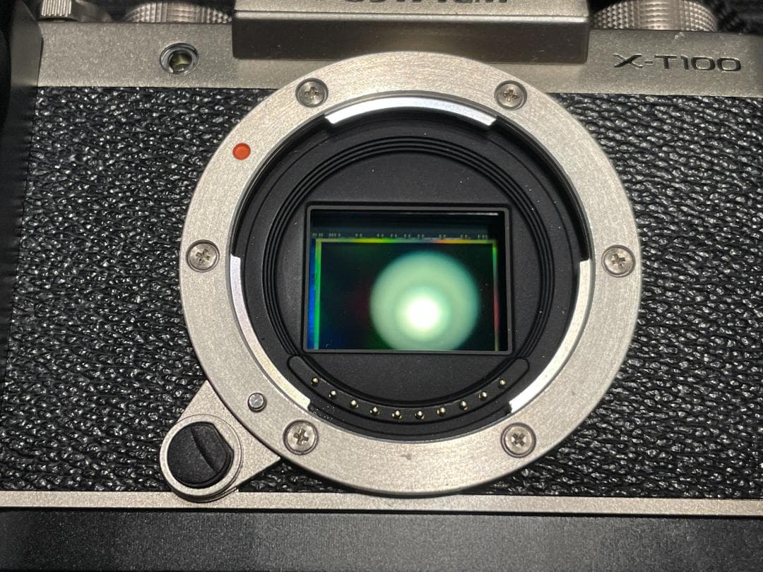 FUJI FILM X-T100 DARK SILVER 自撮り Wi-Fi対応