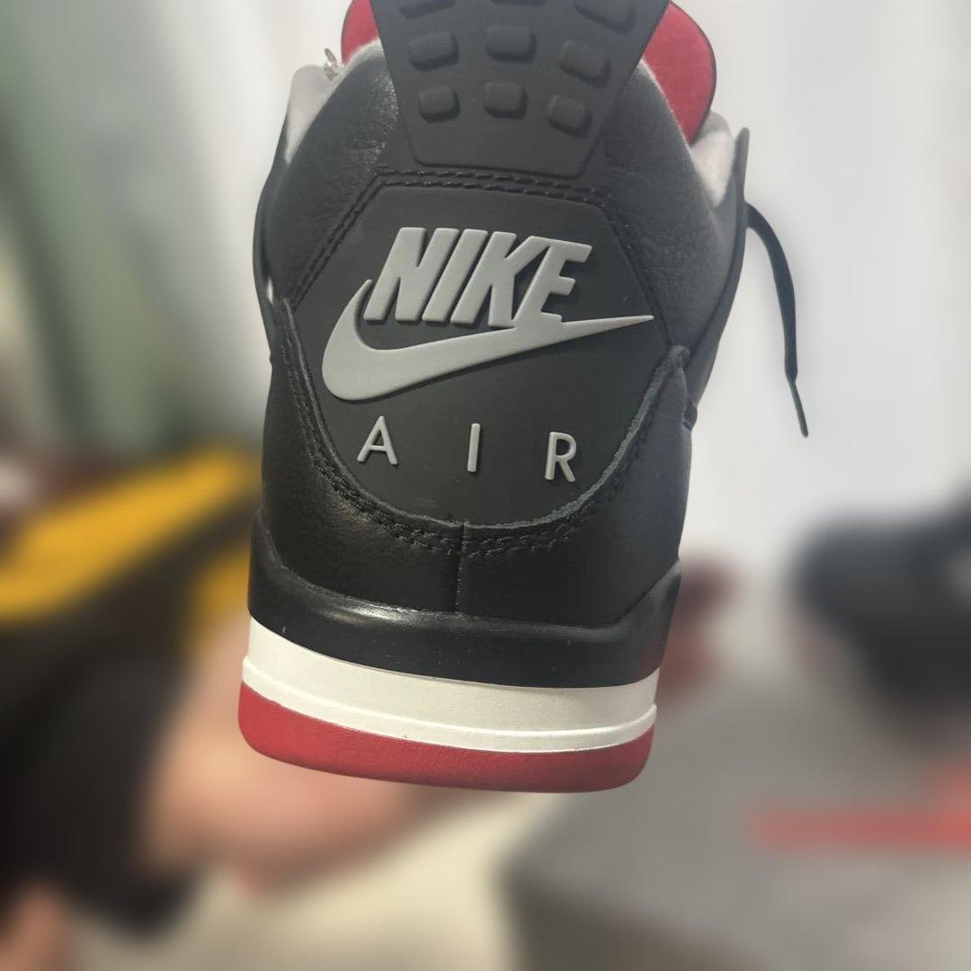 シューズ(男性用) Nike Air Jordan 4 Retro\"Bred Reimagined\"