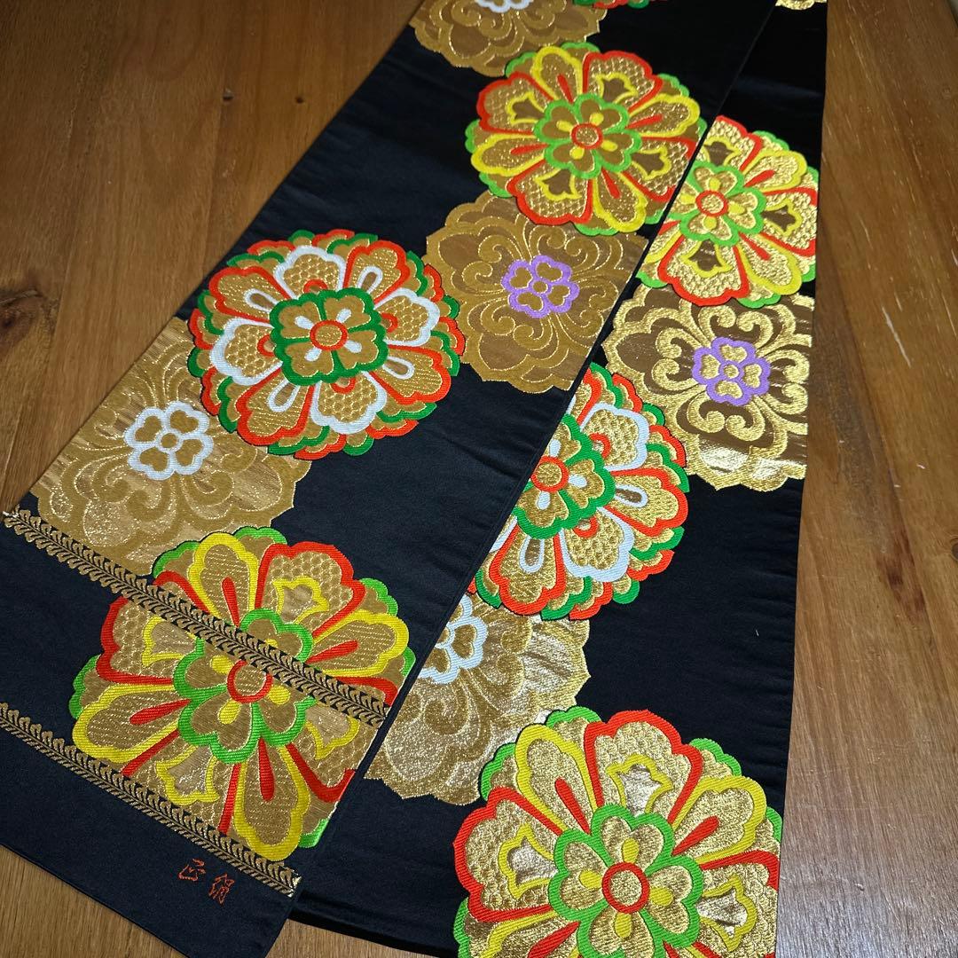 七五三　7歳　正絹絞り着物　袋帯　小物セット　 比翼仕立て着物　18ー1