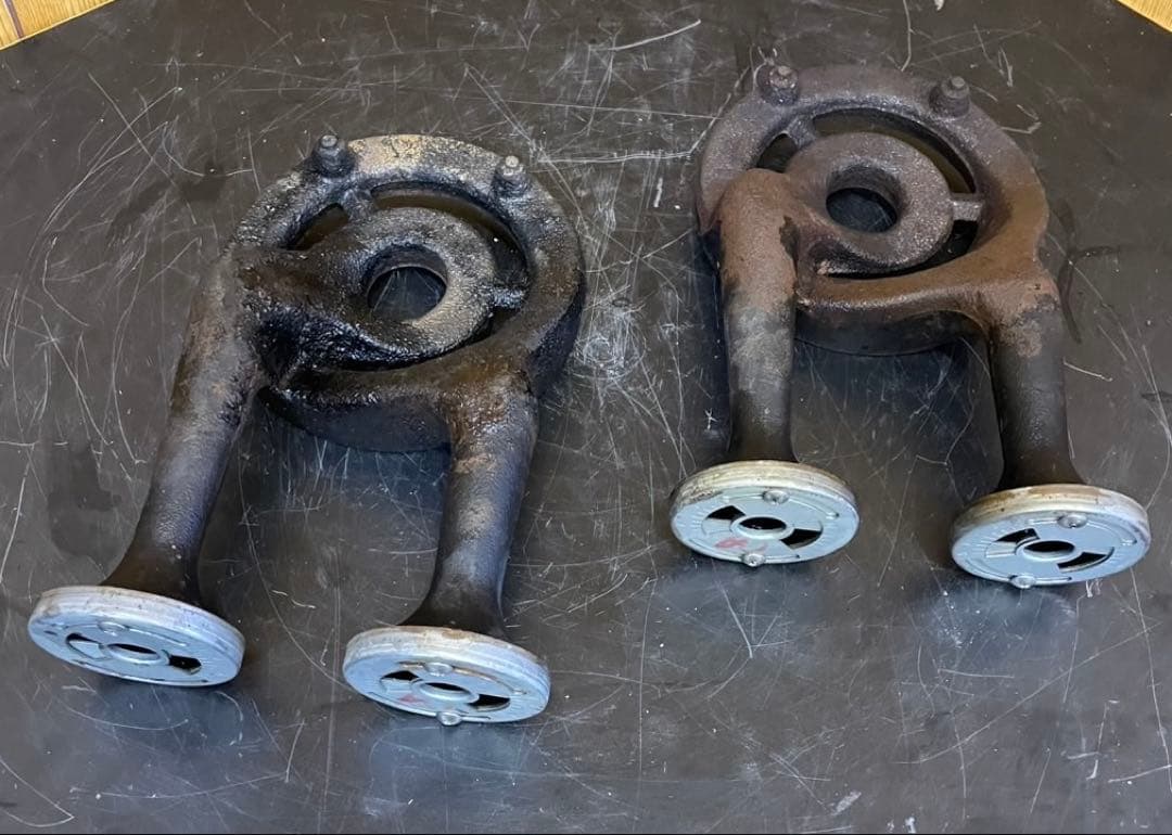 動確済み 業務用 マルゼン 2口 卓上ガスコンロ M-222C 都市ガス 大阪