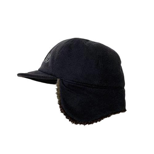 希少美品 WEIRDO デッキキャップ ネイビーL ステンシル イヤーマフ 防寒