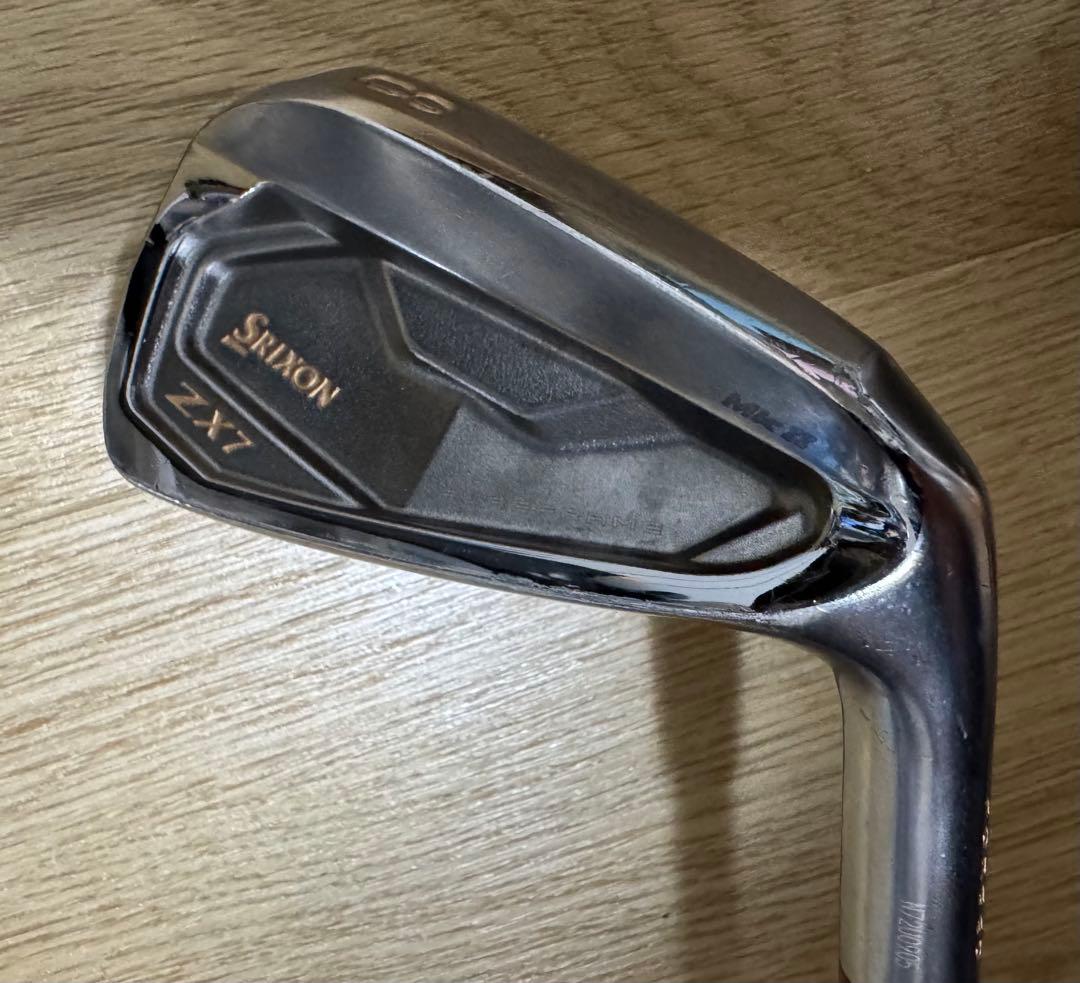 特別仕様 スリクソン ZX7MkIIブラッククロムアイアン 【ゴールド】#6〜P