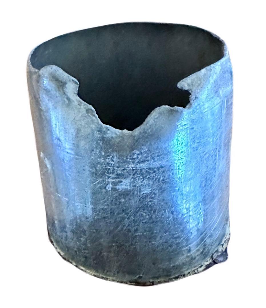 中国潮陽永和錫製茶葉罐百年以上古董六面手描き絵美術品時代物