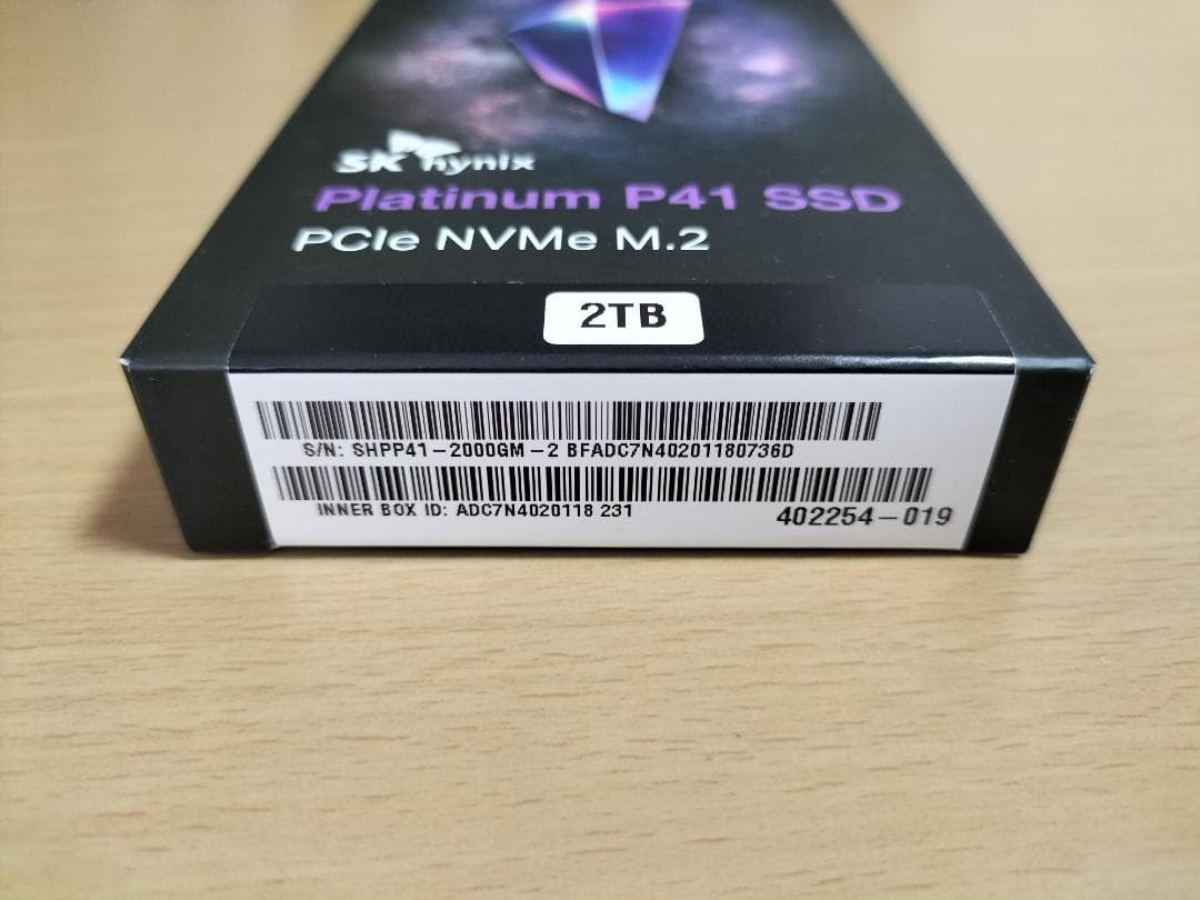M.2 SSD★未開封★SK hynix Platinum P41〔2TB〕