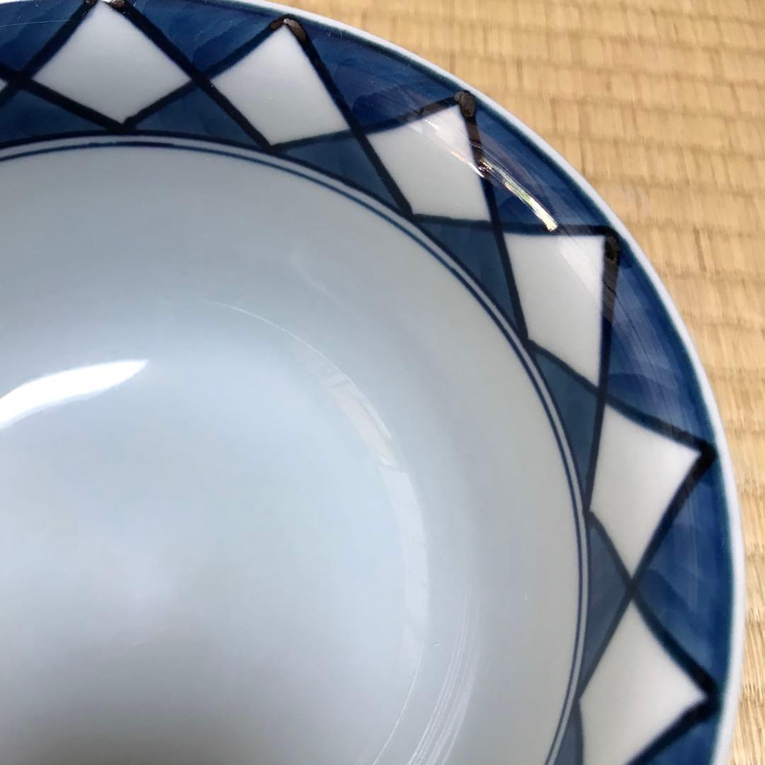 有田焼　源右衛門窯 染付和柄丼5個セット