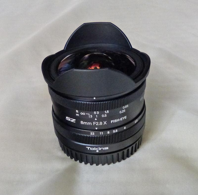 Tokina 8mm F2.8 FISH-EYEレンズ