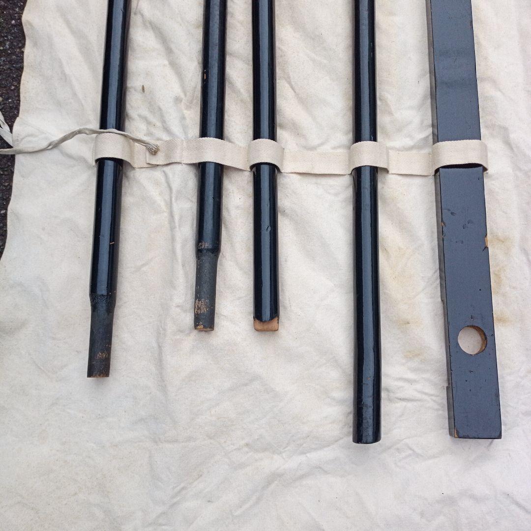 黒塗り木製パーツ