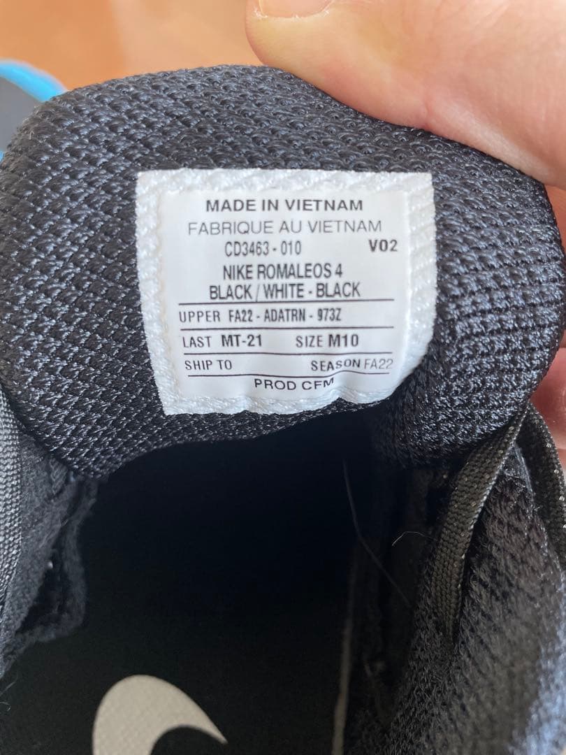 Nike Romaleos 4 ブラック/ホワイト USサイズ10