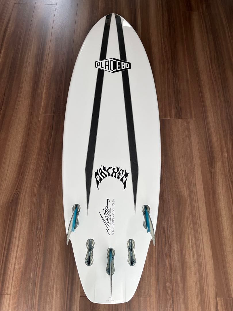 [woody]PLACEBO MASCHEN ショートボード 5'10\"