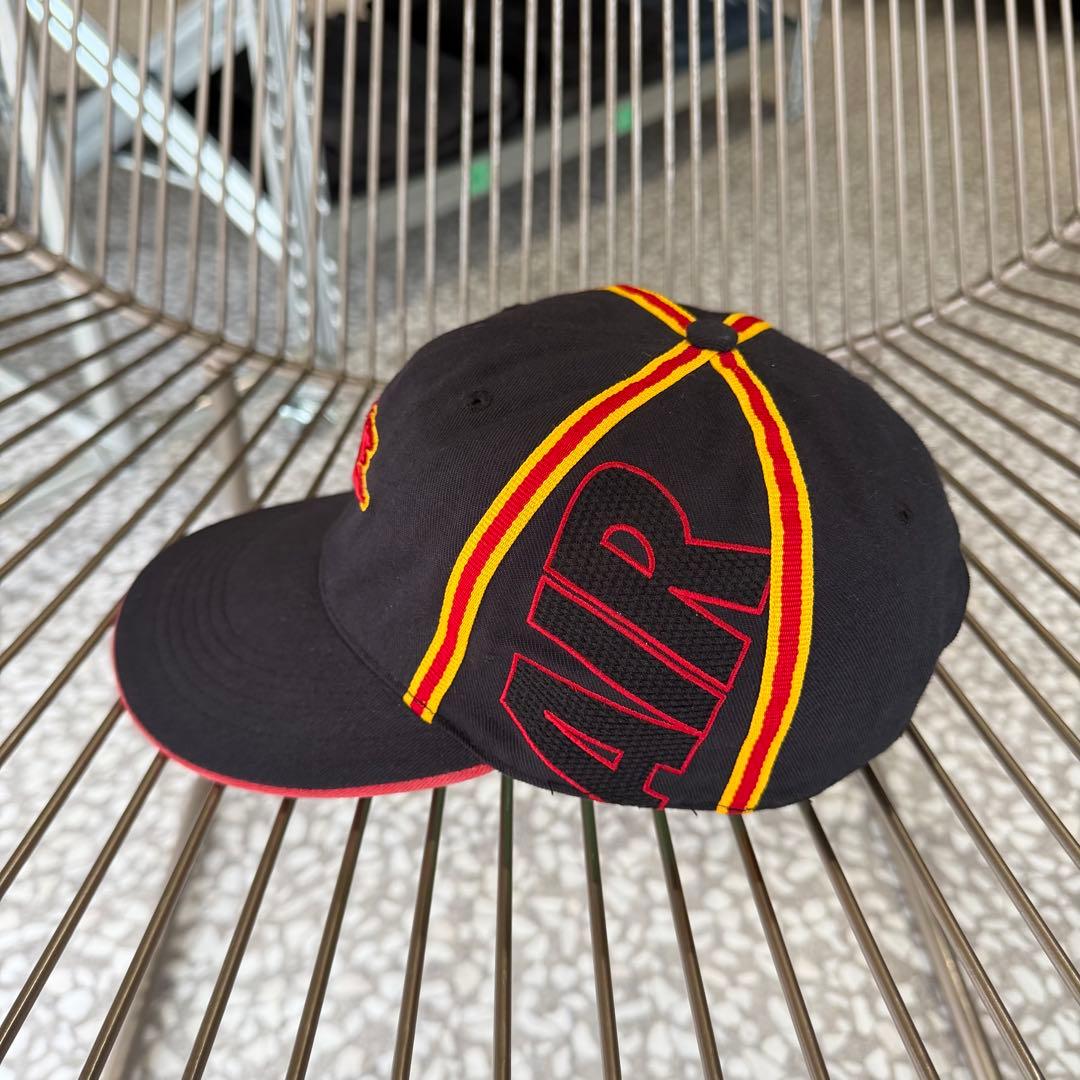 【刺繍ロゴ、好配色】オールドナイキ古着スウッシュユニセックス帽子キャップsk8