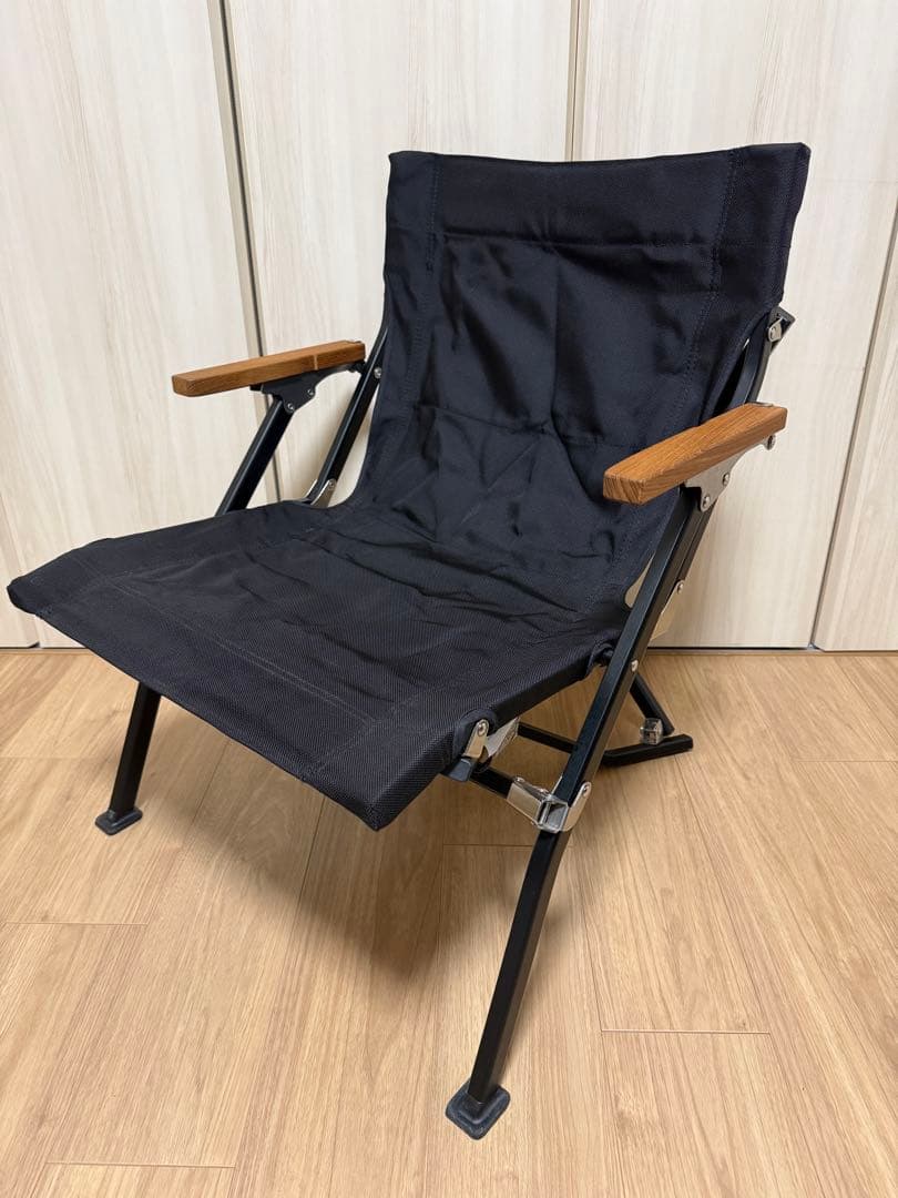 スノーピーク　ローチェアショート ブラック