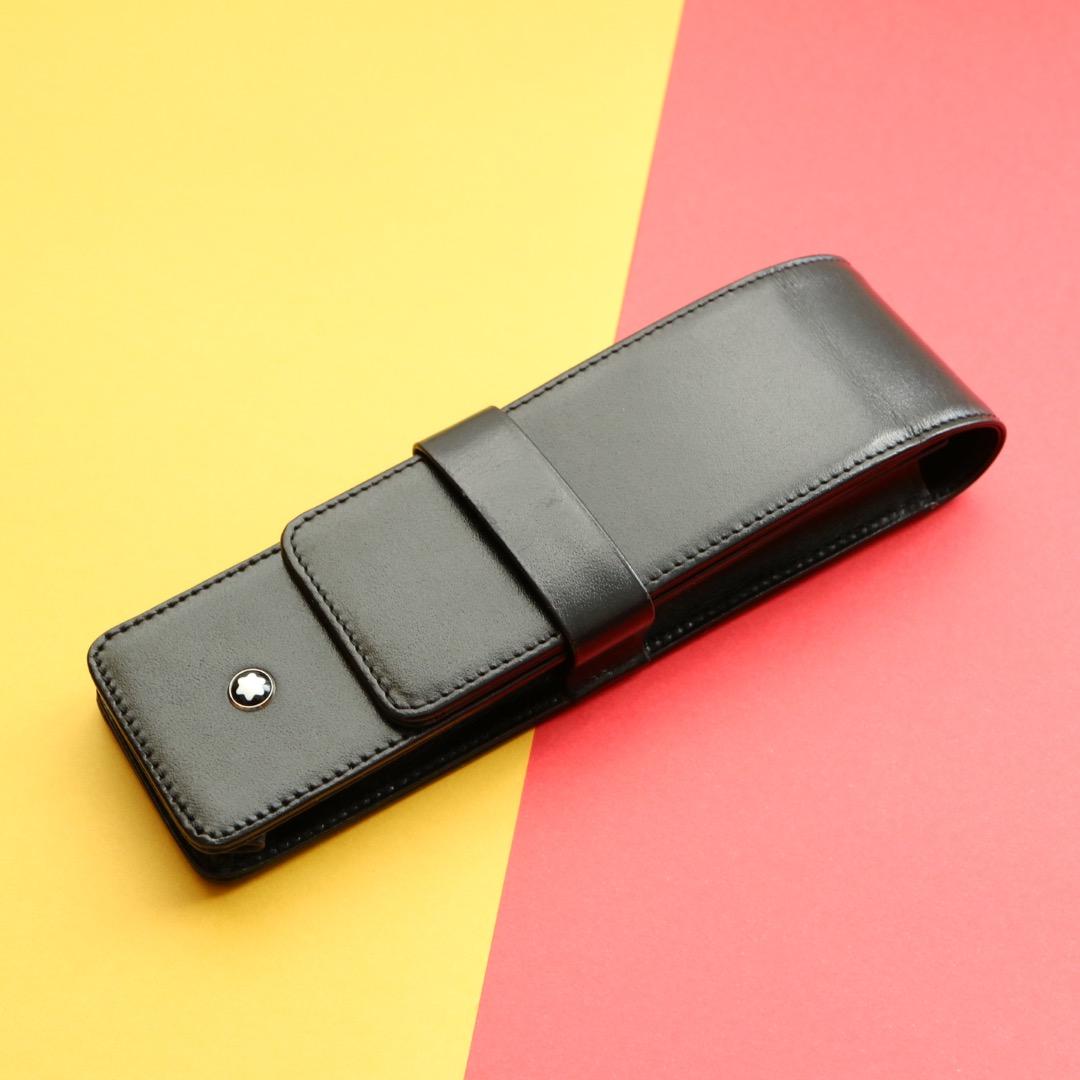 モンブラン レザー ペンケース 黒