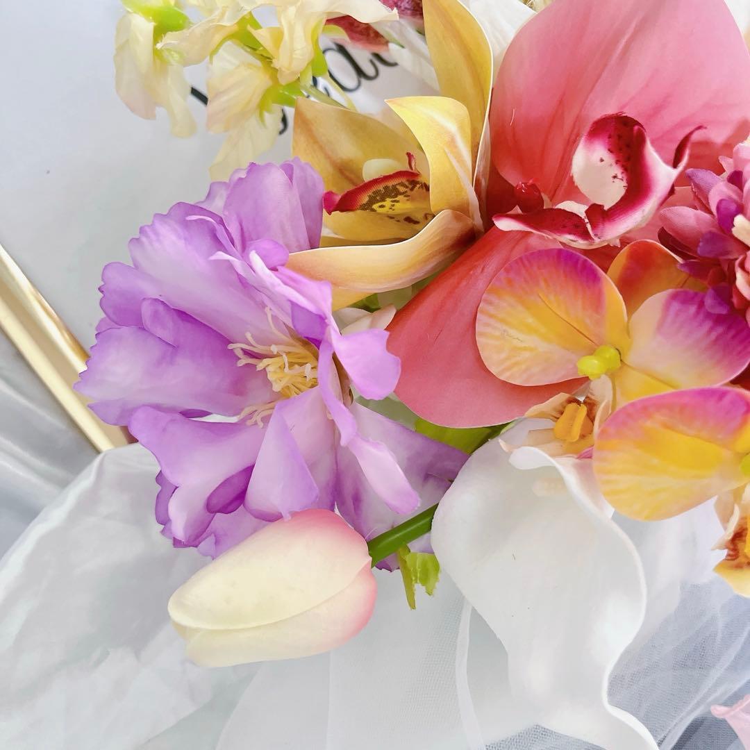 ウエディングブーケ 結婚式 クラッチブーケブーケ 前撮りブライダル 胡蝶蘭