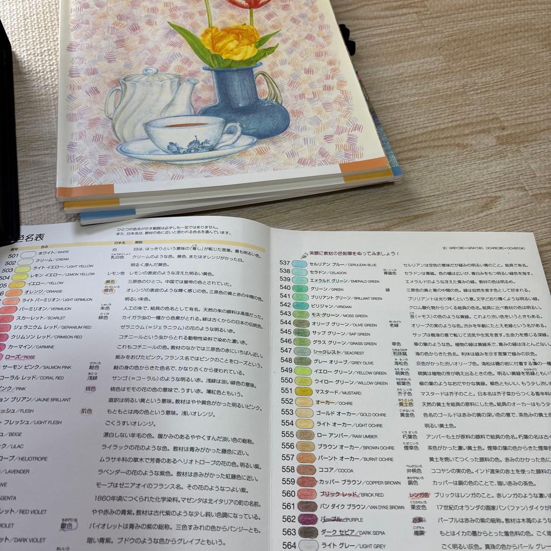 【春からの新しい趣味に】三菱色鉛筆 72色 ＋ ユーキャン講座セット