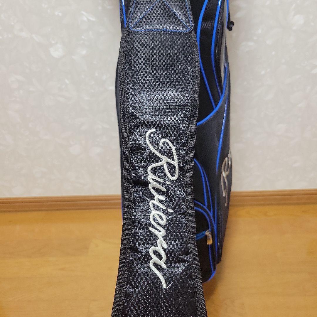 Riviera キャディバッグ 黒と青　リビエラ