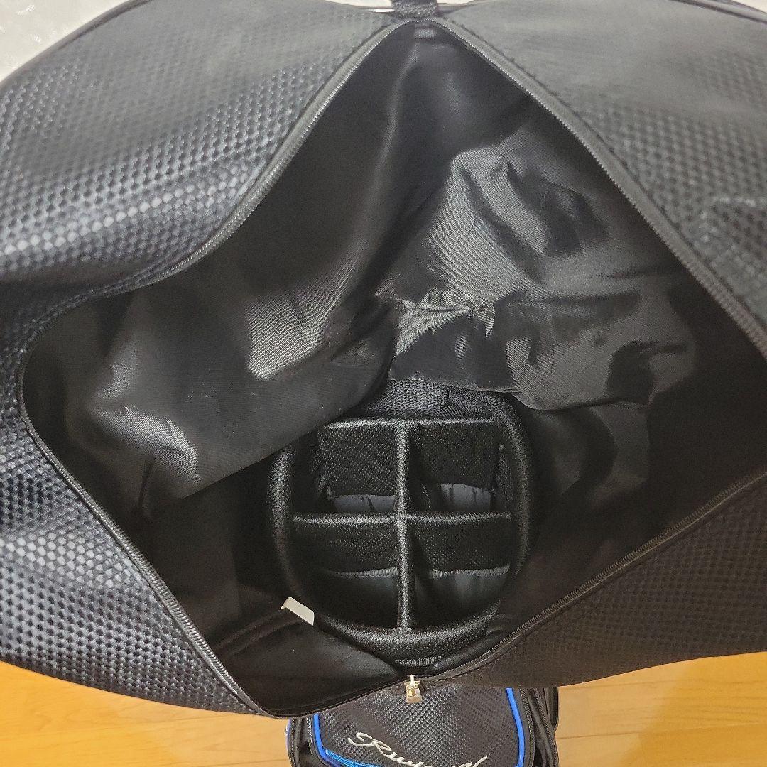 Riviera キャディバッグ 黒と青　リビエラ