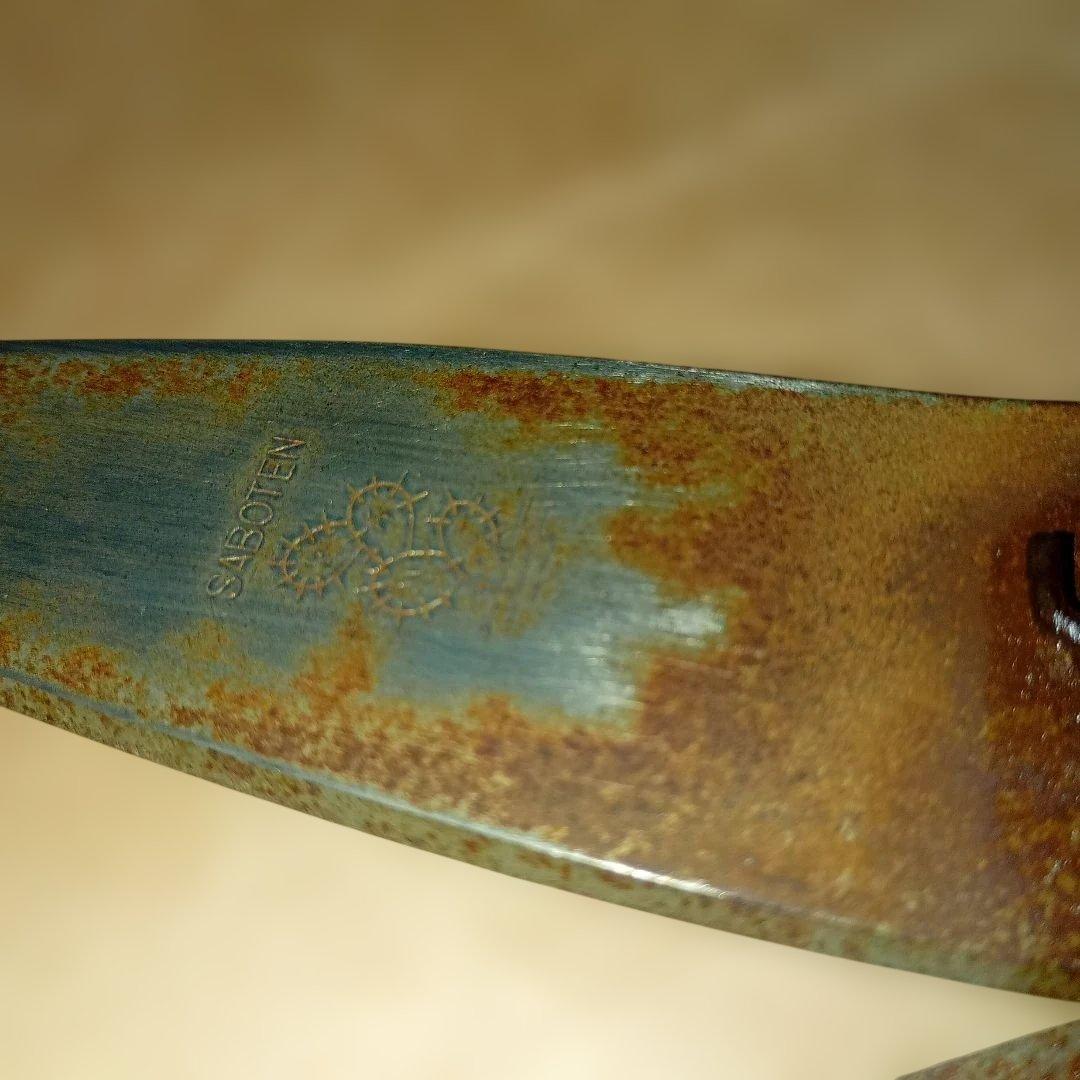 サボテン 剪定用ハサミ オレンジ　サボテン ハンドグラスシザー　アンティーク