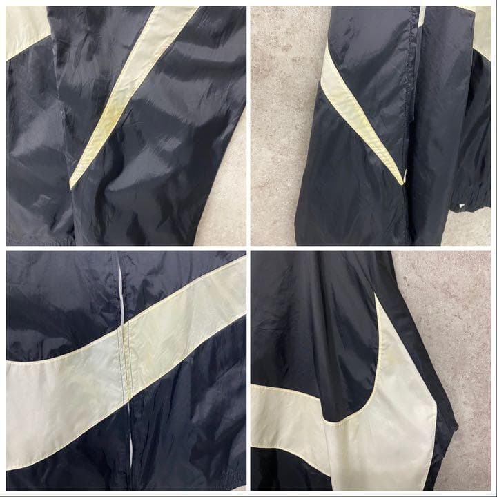 【激レア3XL☆EURO輸入90s】ナイキ ビッグスウッシュ ナイロンジャケット