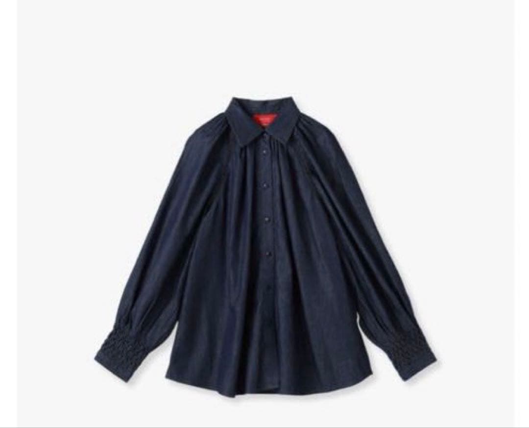 美品ロンハーマン別注マーレットmerletteTIANAデニムブラウスシャツS