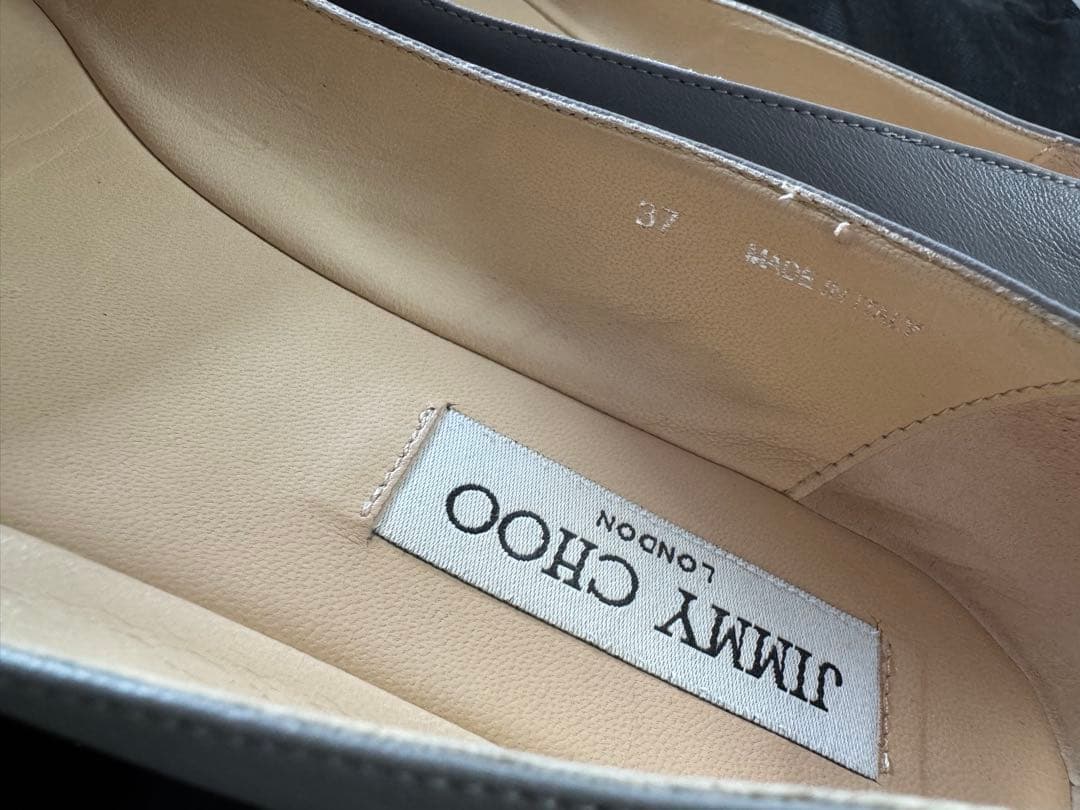 【美品】JIMMY CHOO フラットシューズ 23.5cm