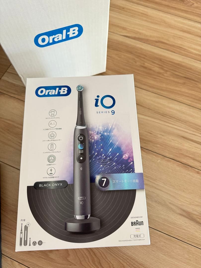 本日限定　ブラウンオーラルB iO9 iOM92B22ACBK-W 電動歯ブラシ