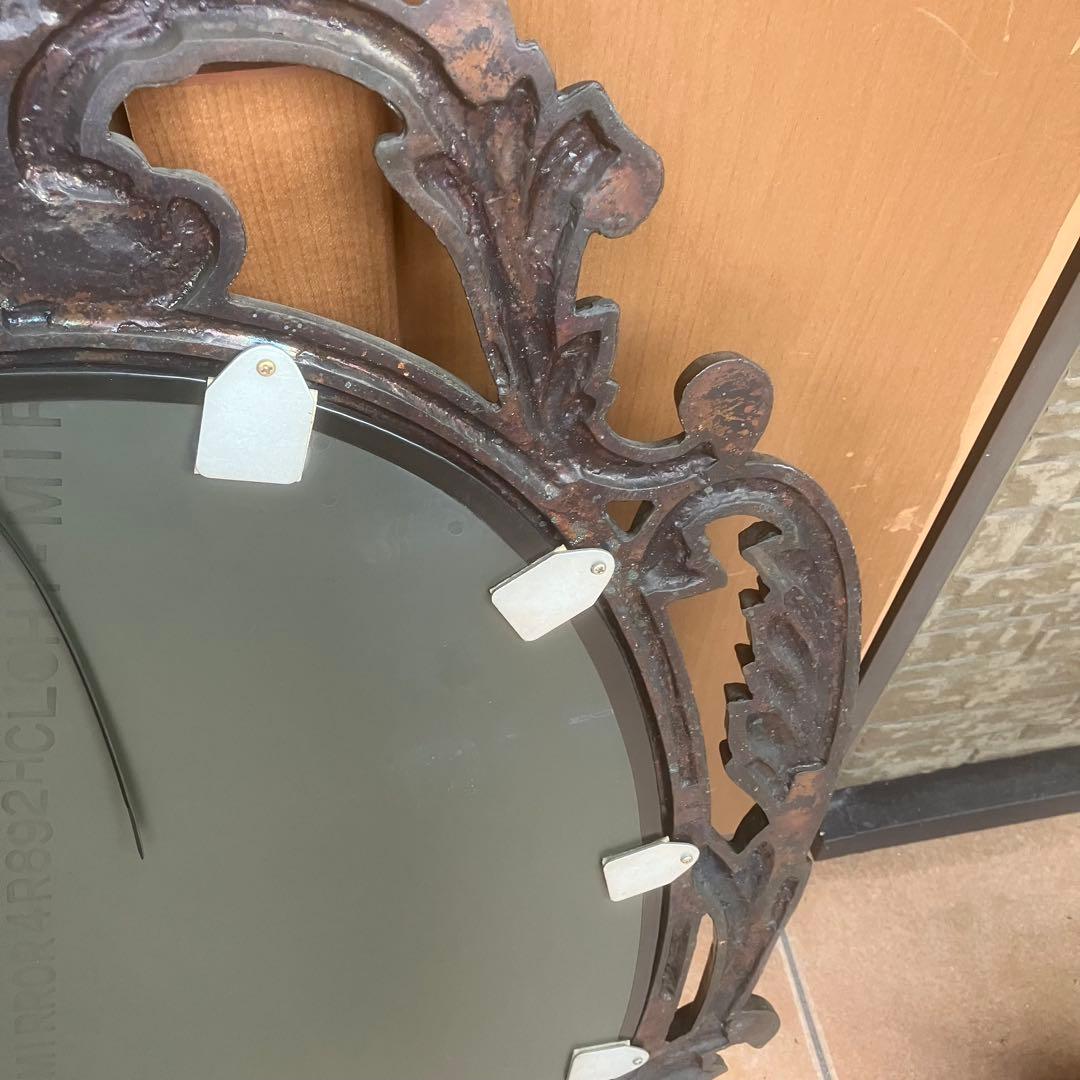 Hallan Mirror イタリア　壁掛け　ウォールミラー　アンティーク調