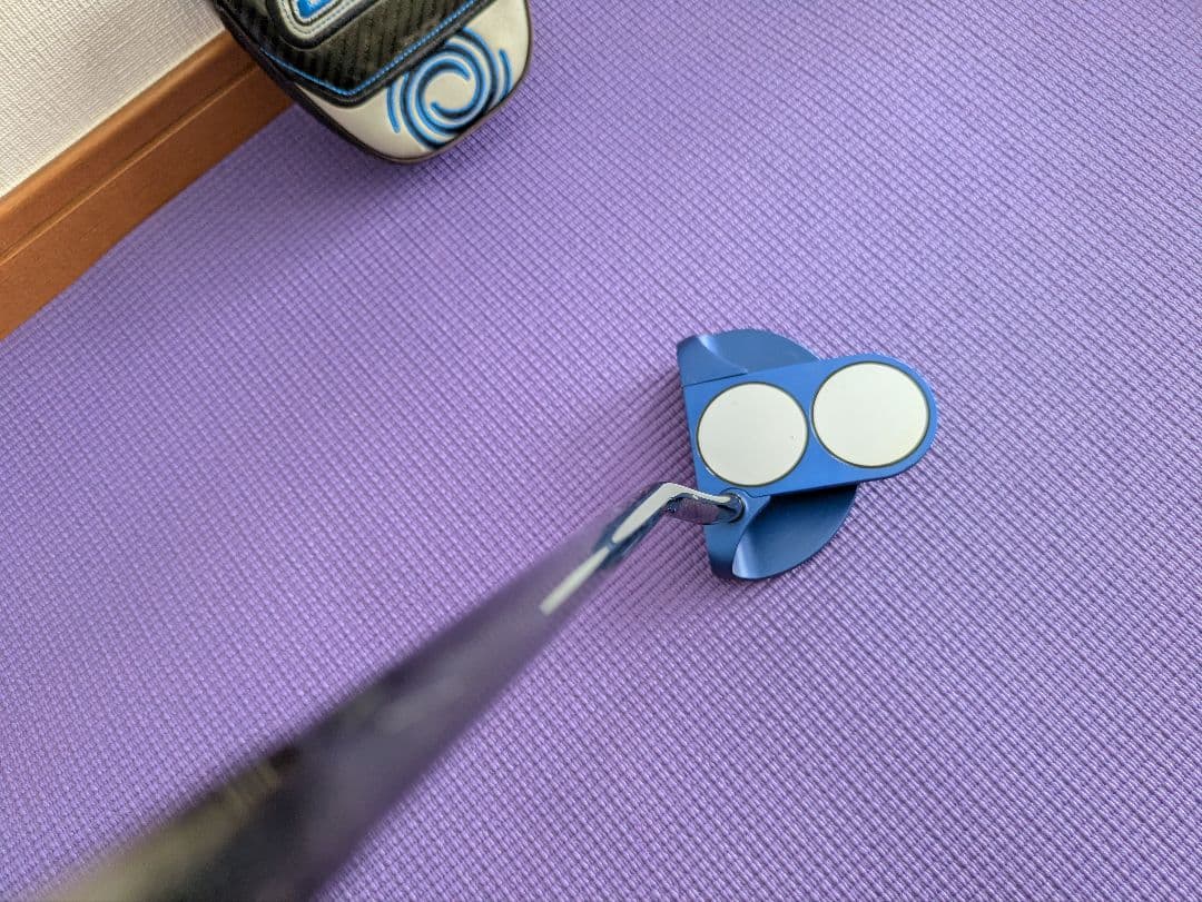 （美品）オデッセイパター O-WORKS BLUE パター 2-BALL