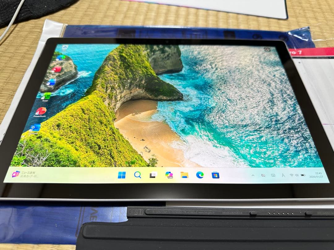 Surface pro 7 ram 16gb ssd 256gb 美品