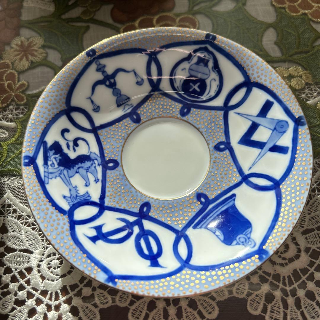 深川製磁 VOC コーヒーカップセット 4客 アンティーク