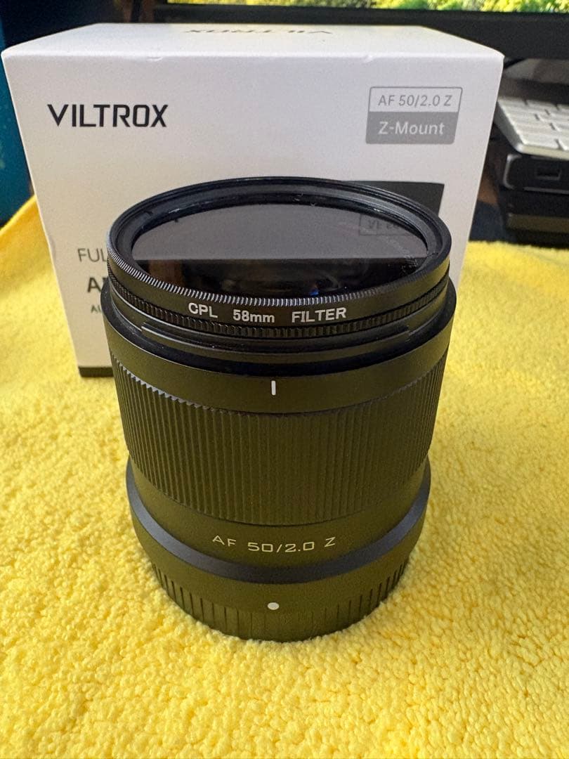 【新品同様】VILTROX AF 50/2.0フルサイズ　Zレンズ CPLF付