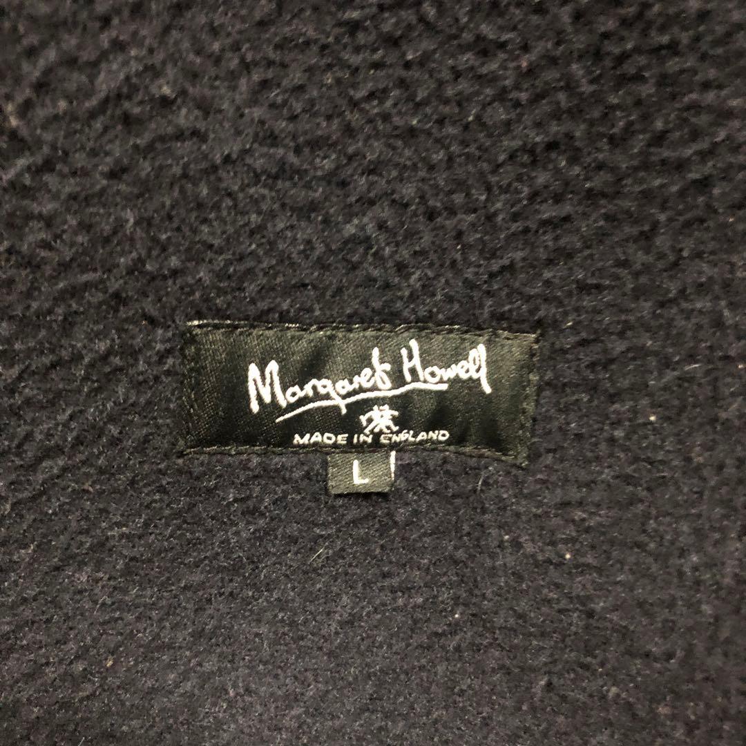 Margaret Howell ネイビー ロングダッフルコート L