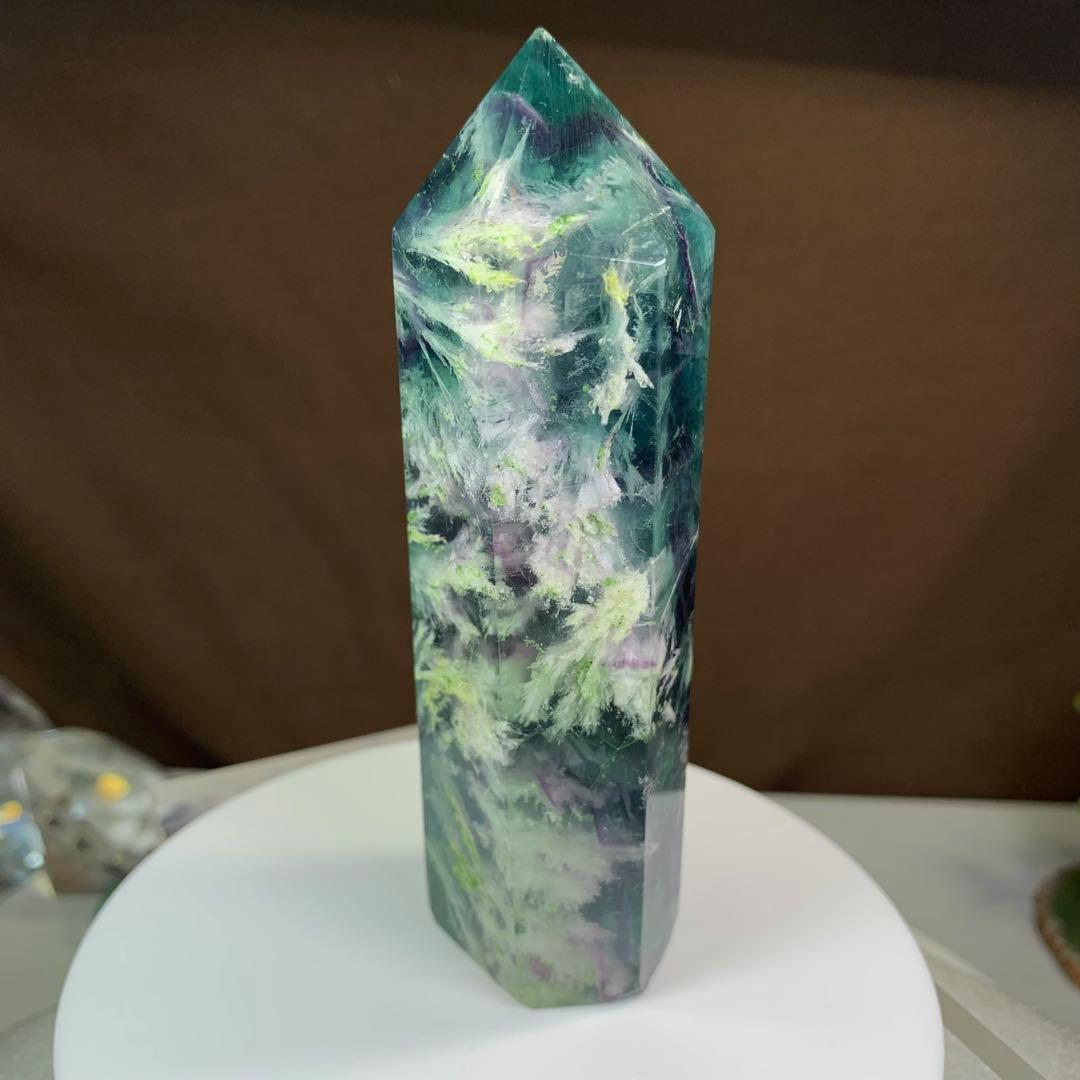 ALL SALE☆フェザー満開☆エンジェルフェザーフローライト ポイント