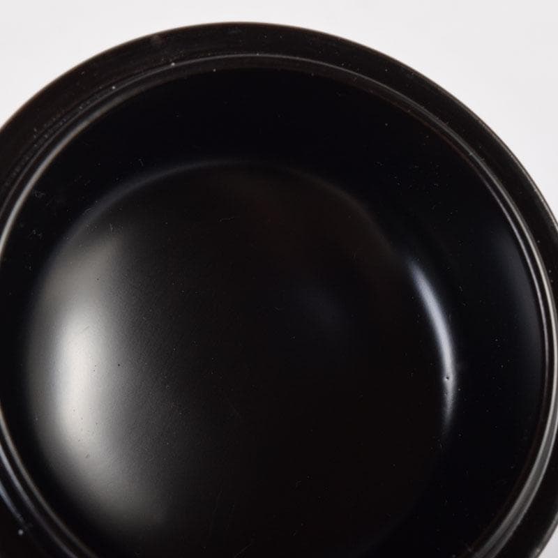 茶道具　塗師　辻石斎作　双鳥蒔絵　香合　共箱　V　8272