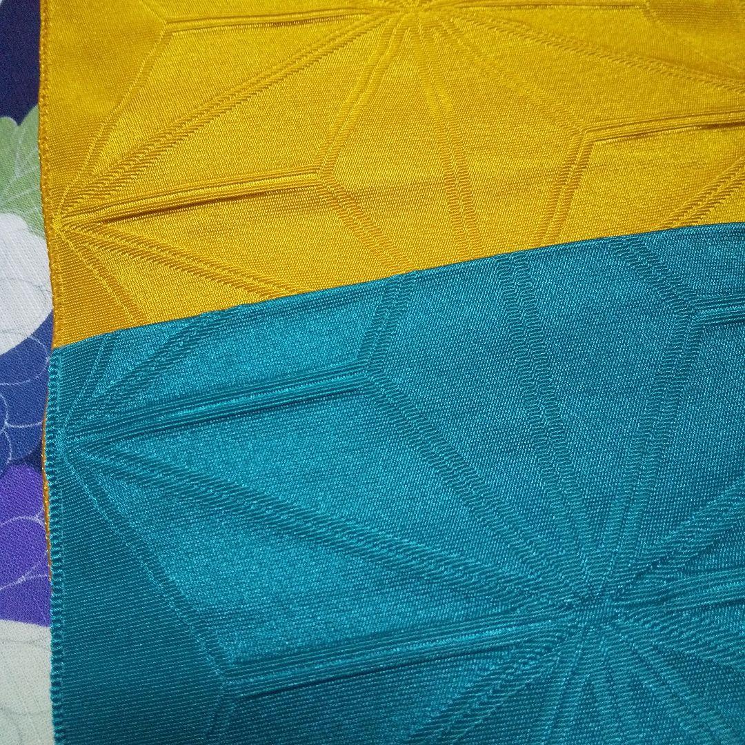 撫松庵浴衣&ふりふ半幅帯セット 美品