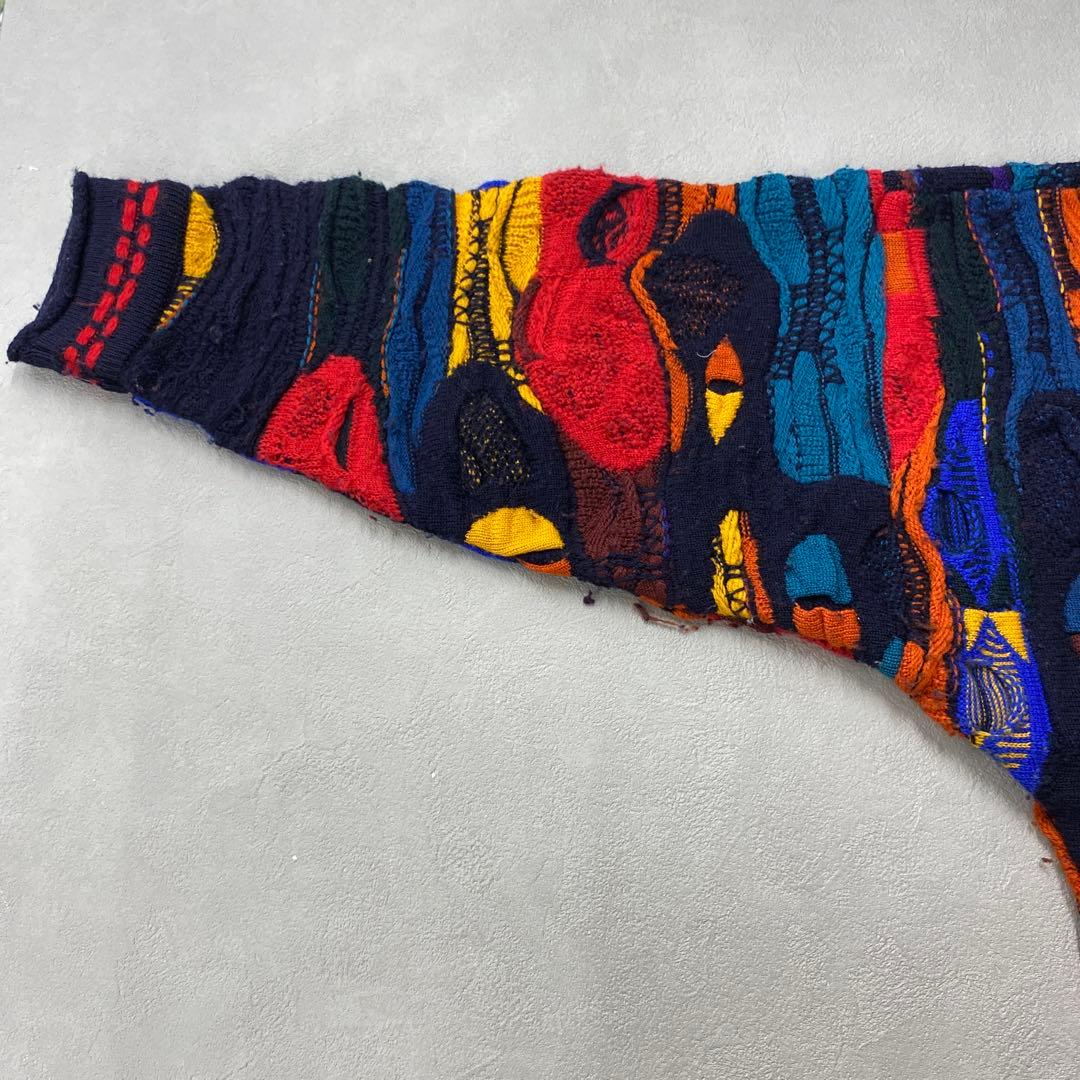 N311◯ COOGI クージー 3Dニット カラフルニットMサイズ