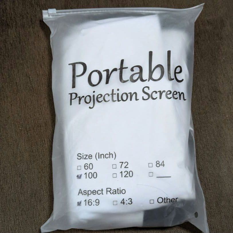 NEBULA ポータブルプロジェクター 本体　スクリーン付き