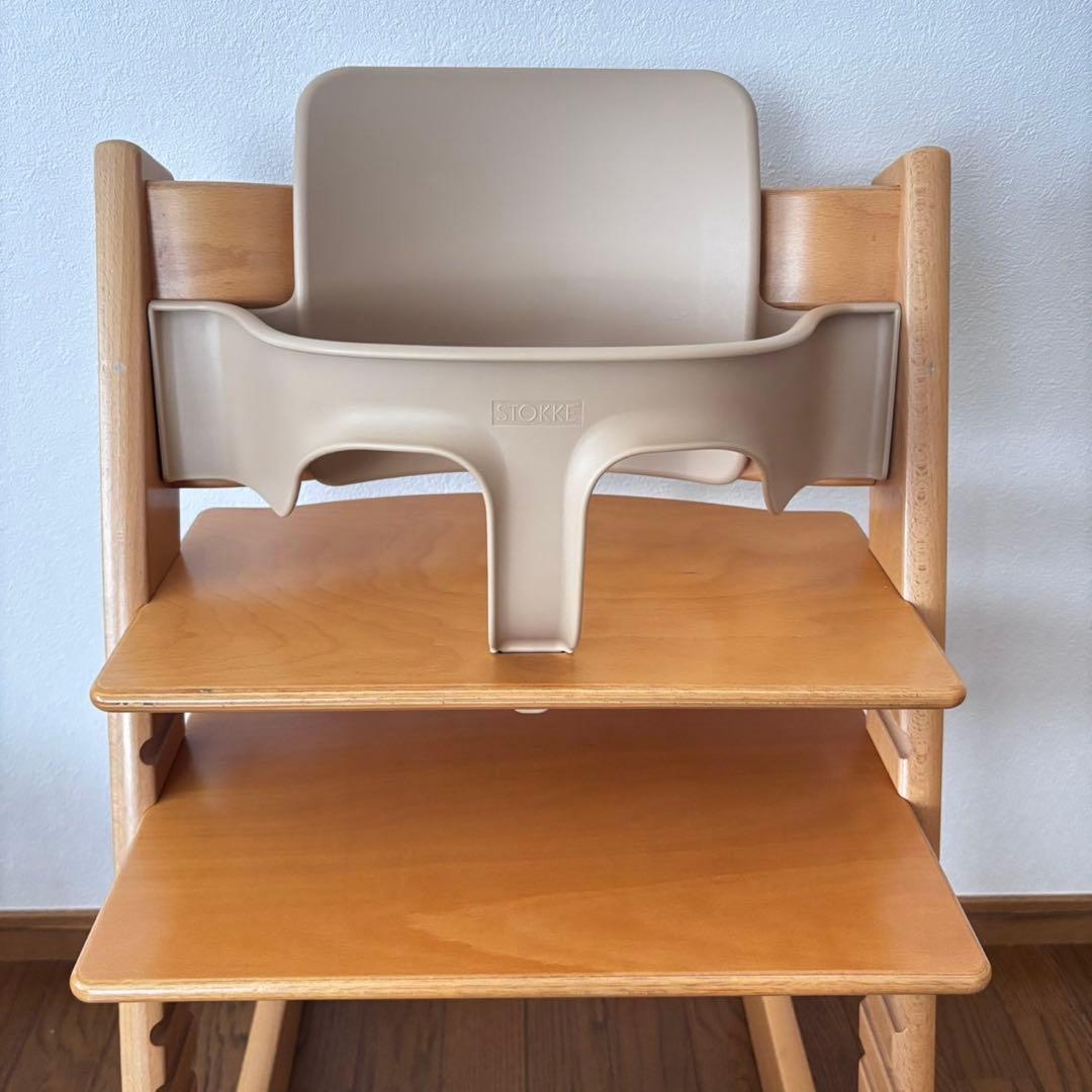 ストッケ　トリップ トラップ　ベビーチェア+ベビーセット+トレイ　S/N.6