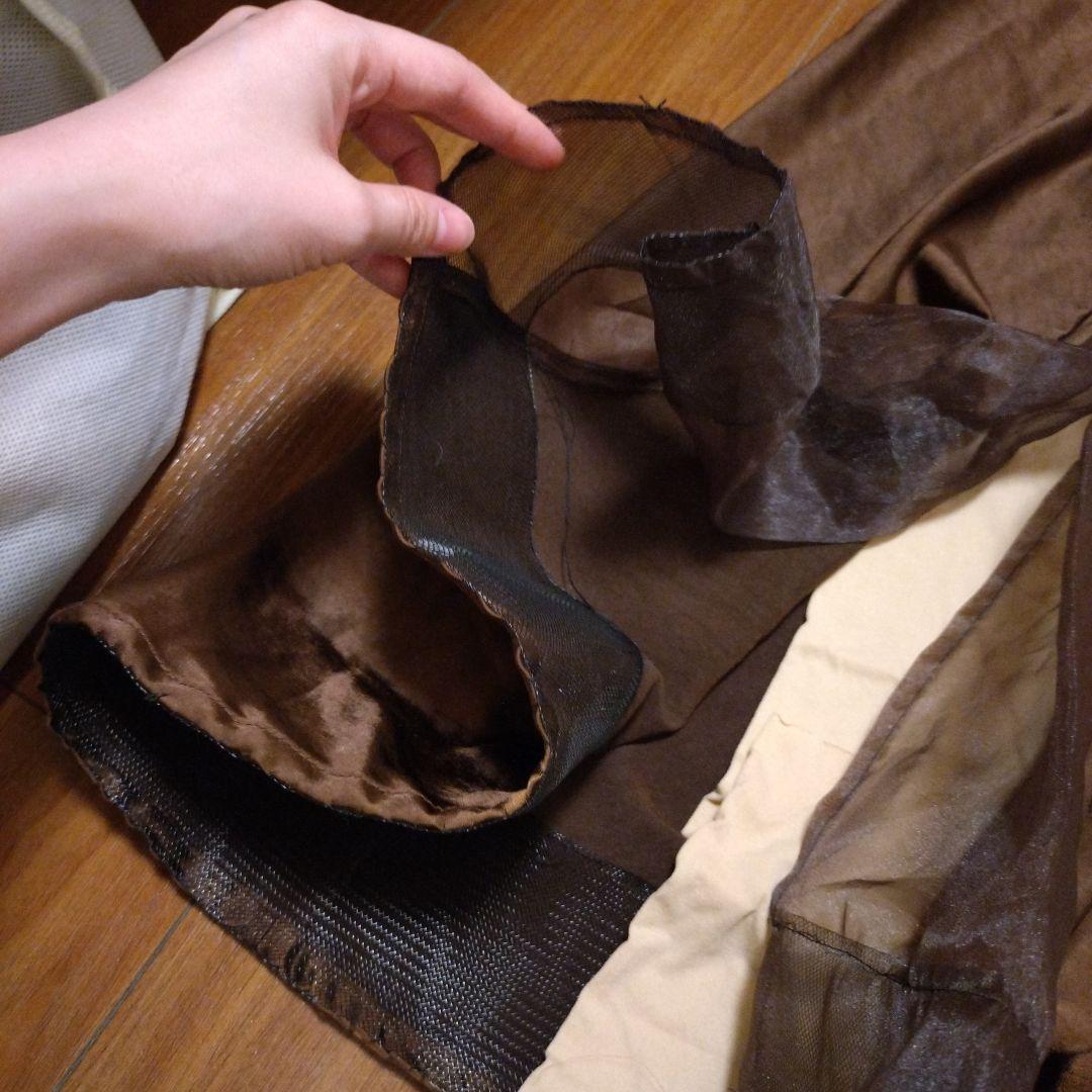 ベリーダンス セットアップ 衣装　ブラウン　サテン　茶色　ブラベルト