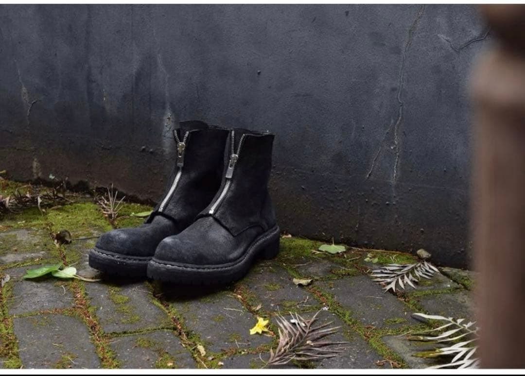 週末限定価格　GUIDI ZIPPED BIG DADDY BOOTS 41