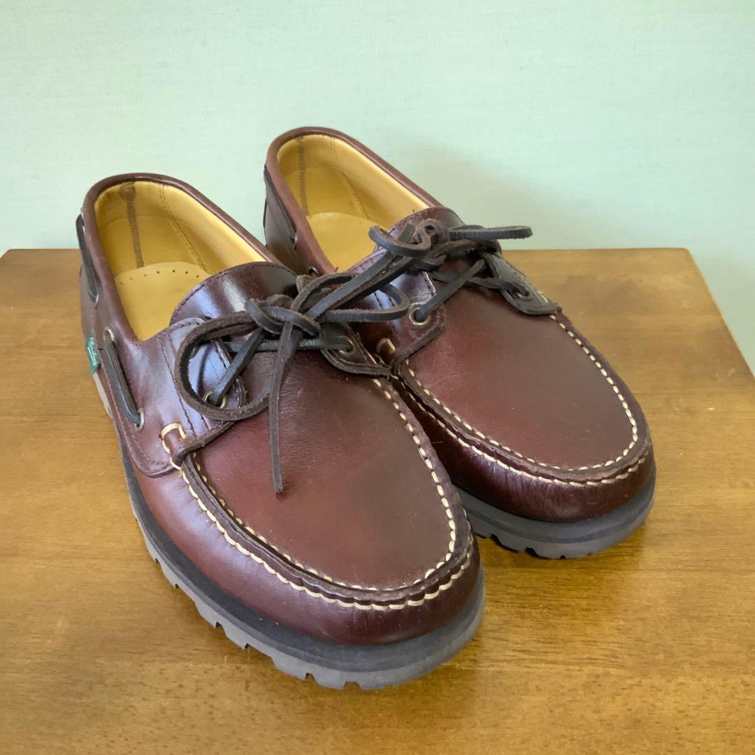 美品 Paraboot パラブーツMAROマーロ6 1/2ブラウン レイドソール