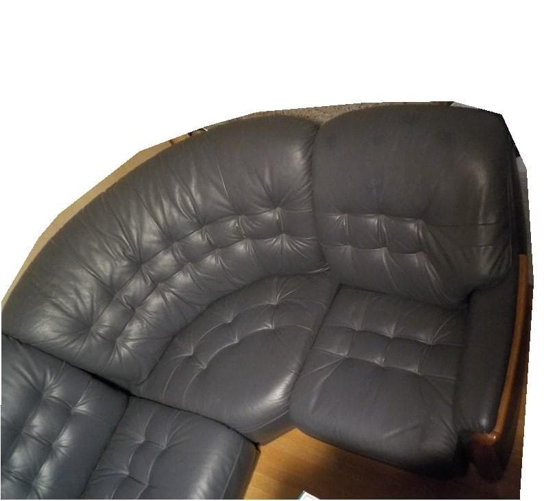 レザー　コーナーソファセット　五人掛け①