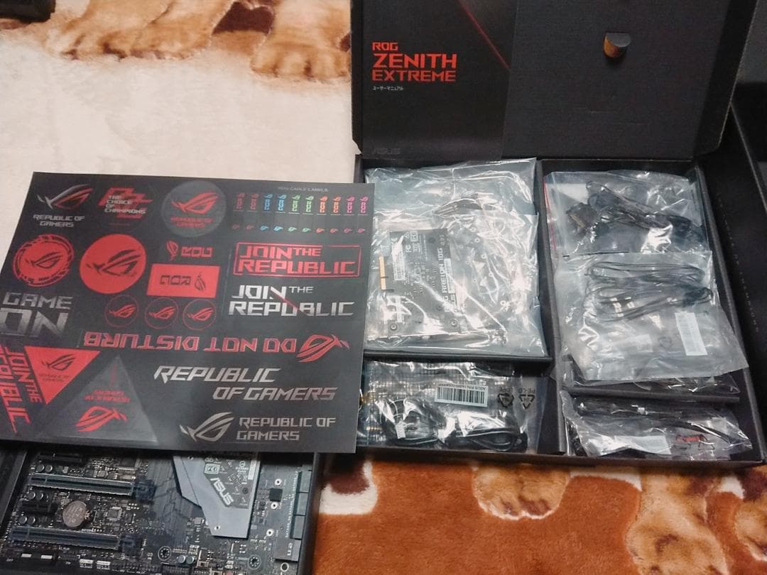 ASUSマザーボード TR4 socket ROG ZENITH EXTREME