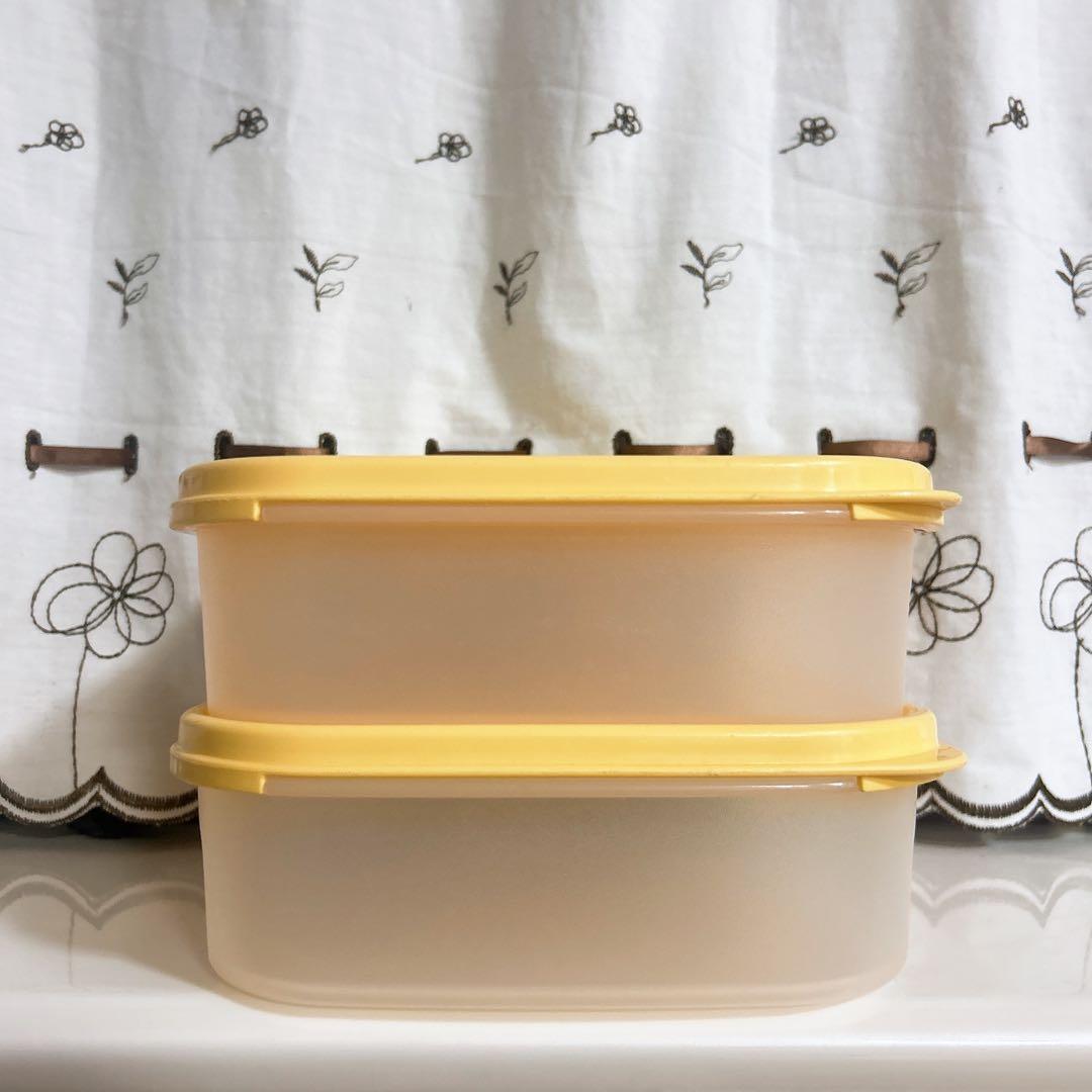 【Tupperware】ピクニックセット　イエロー（中古）