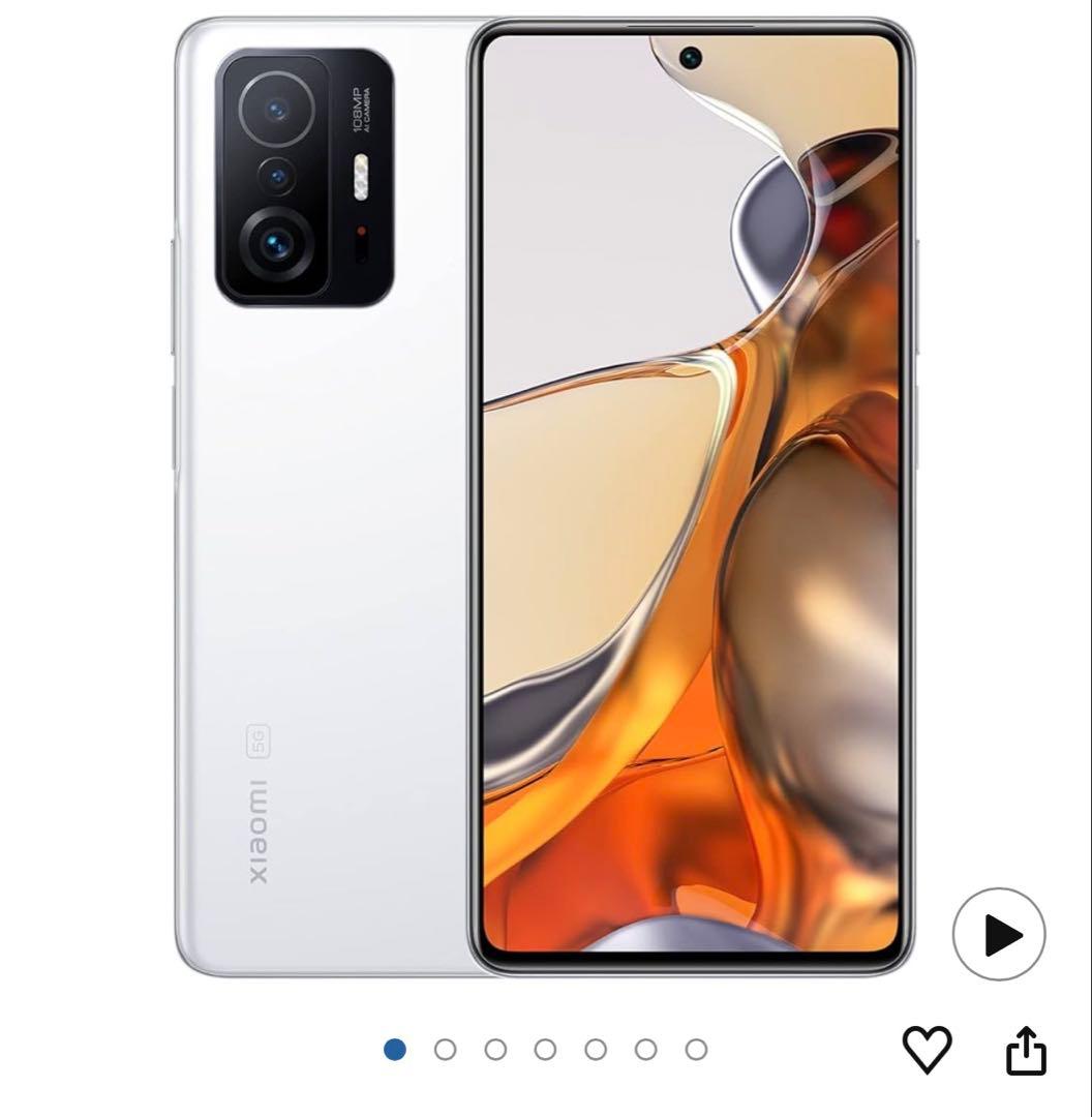 新品未使用Xiaomi 11T Pro ホワイト 128GB