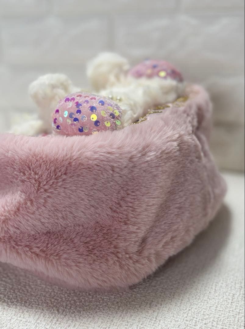 あ*こ様 コヤンイサムチョ　ハンドメイド　ファーバッグ　白　ルミちゃん　うさぎ