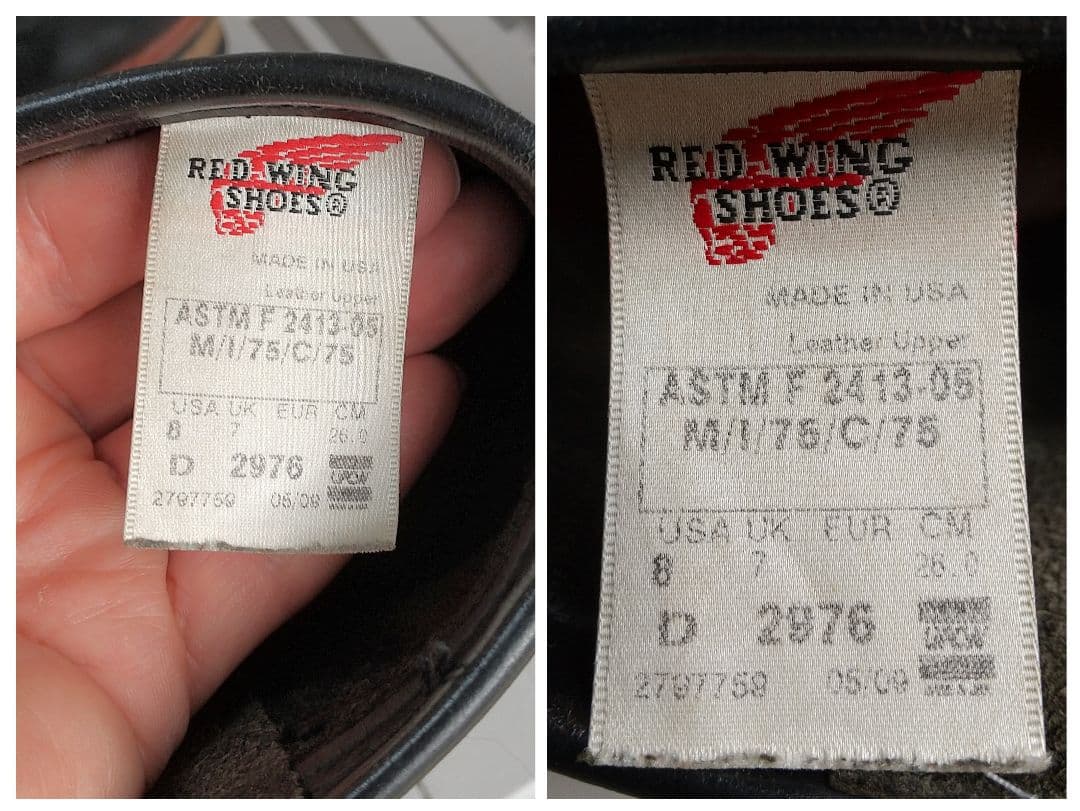 廃盤　red wing ショートエンジニアブーツ　2976 JPN/26cm