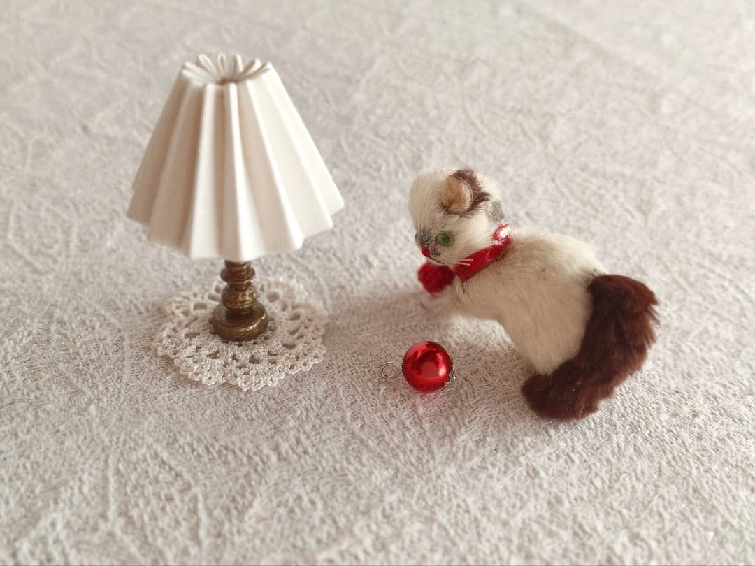 【suumaさま】vintage figure ୨୧ * 白茶 ふわふわ猫ちゃん