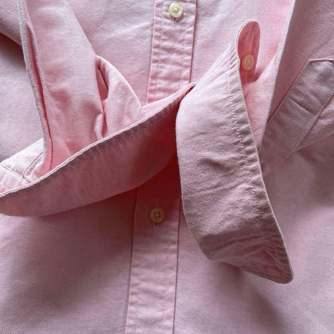 美品　ラルフローレン　M オックスフォードシャツ　　ポニー　ボタンダウン　ピンク