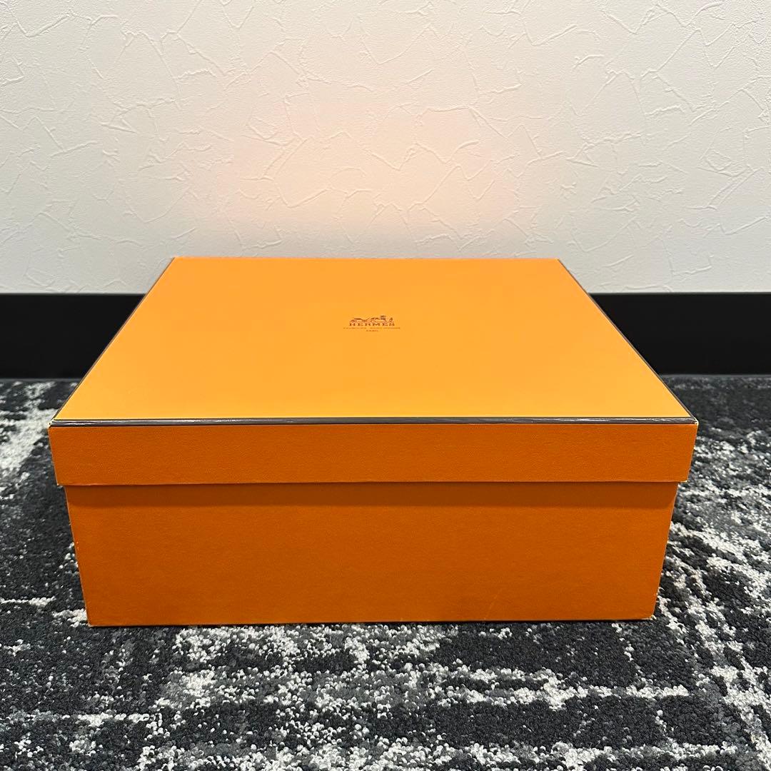42 美品　HERMES　エルメス　オレンジ　空箱　ケリー32・バーキン30用